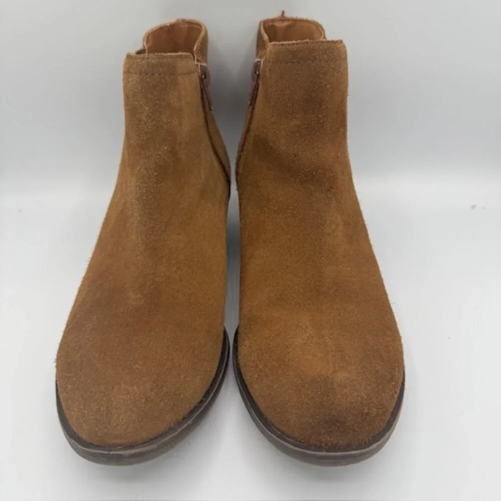 Kensie Women's Brown Suede Ankle Boots Size 8